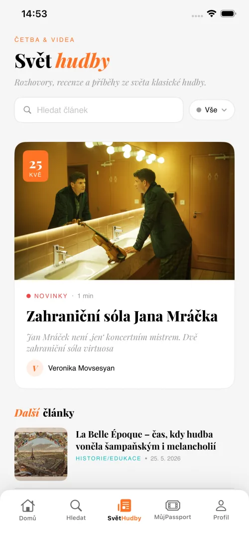 ProMusica aplikace